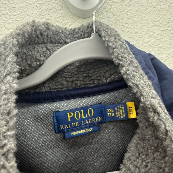 Polo Ralph Lauren Performance Hybrid Hi Pile Sherpa Fleece Zip Jacket Mens XXL - Picture 2 of 10